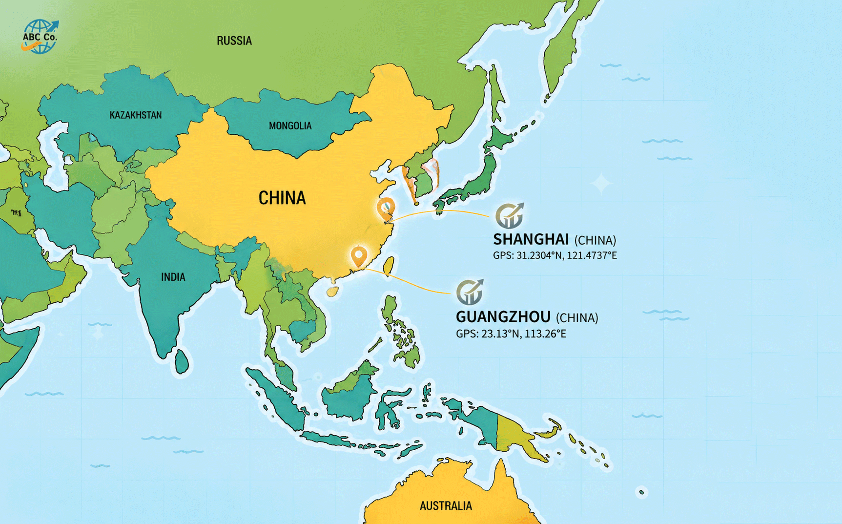 Global Location Map